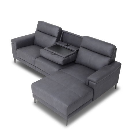 Frederico Sectional RHF Chaise w/DDT - Buy Furniture Online | Modern Furniture USA & Gulf