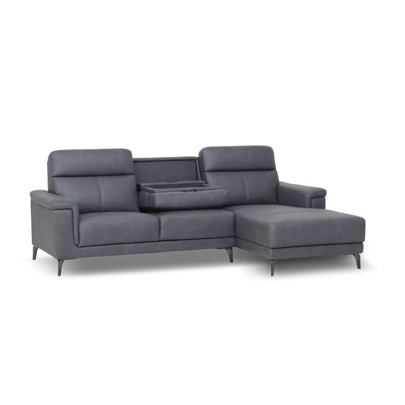 Frederico Sectional RHF Chaise w/DDT - Buy Furniture Online | Modern Furniture USA & Gulf