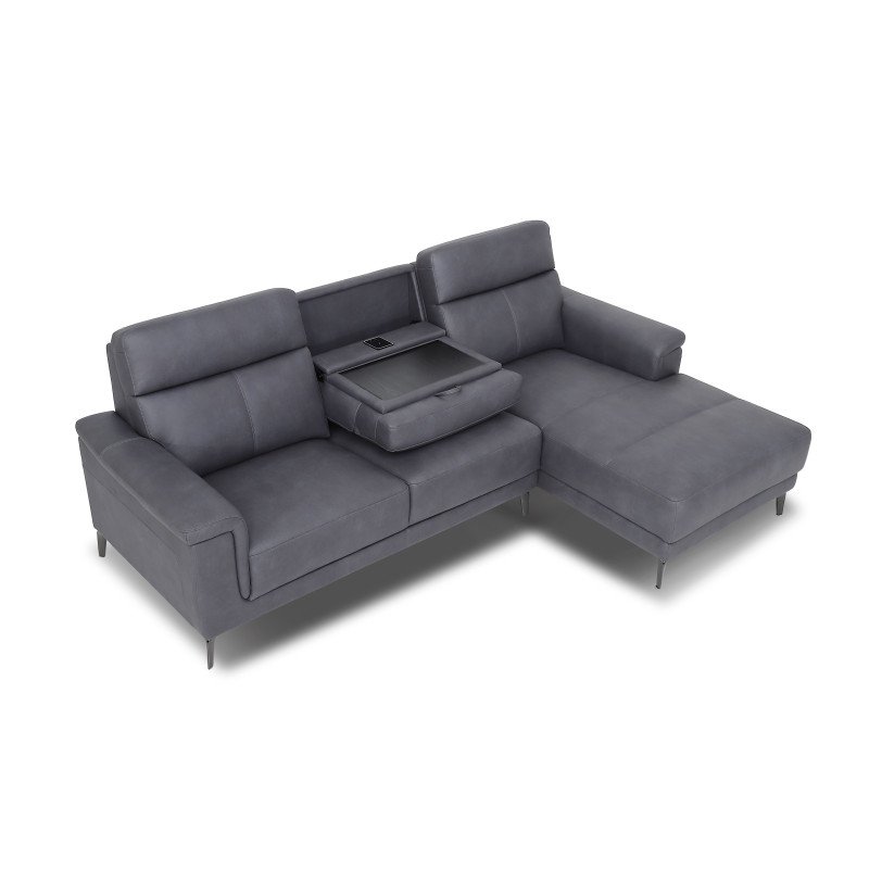 Frederico Sectional RHF Chaise w/DDT - Buy Furniture Online | Modern Furniture USA & Gulf