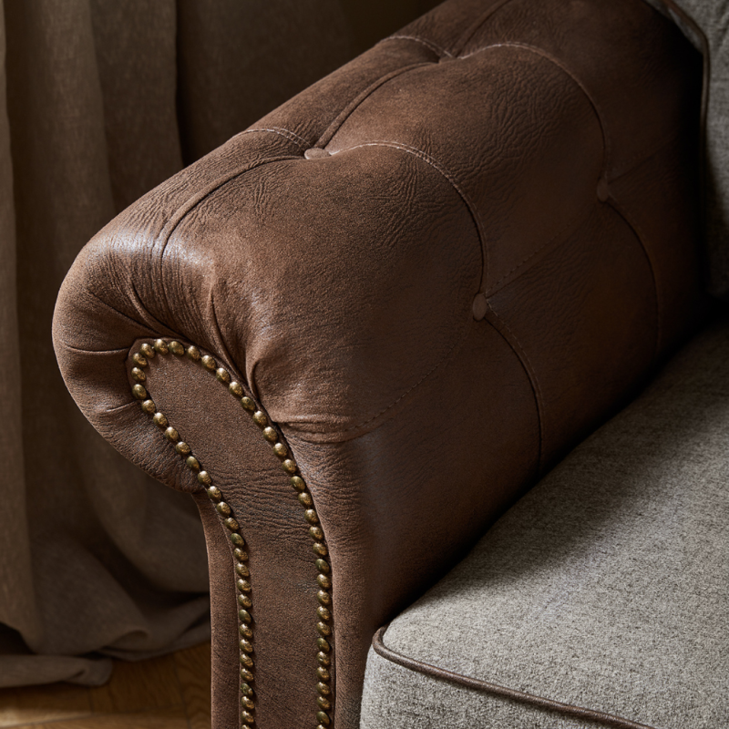 Ella 3 Seater Fixed Sofa - Buy Furniture Online | Modern Furniture USA & Gulf