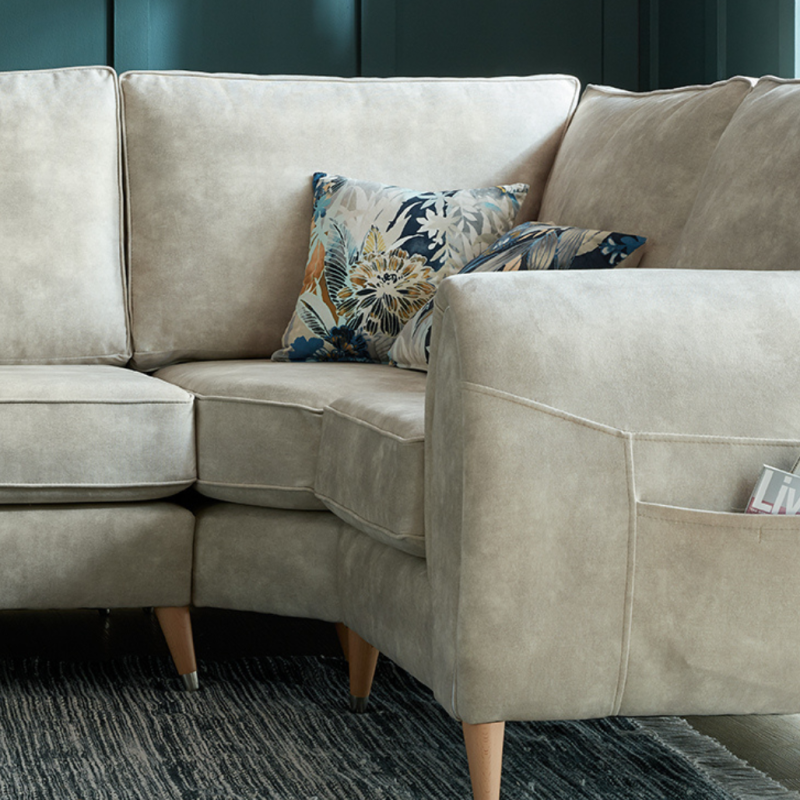 Sanremo 3 Corner 1 Sofa with Wedge - Buy Furniture Online | Modern Furniture USA & Gulf