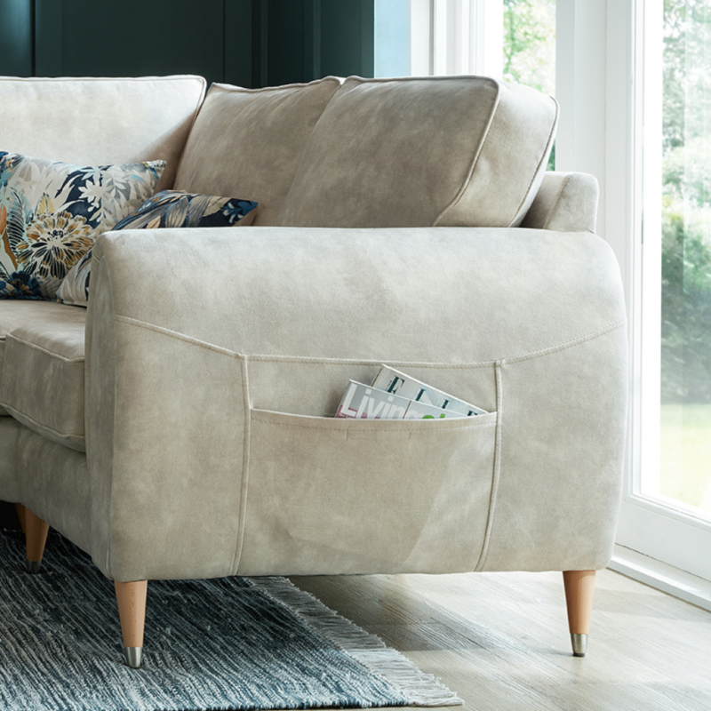 Sanremo 3 Corner 1 Sofa with Wedge - Buy Furniture Online | Modern Furniture USA & Gulf