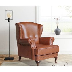 Miami Leather Wingchair - Buy Furniture Online | Modern Furniture USA & Gulf