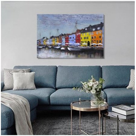 3D Metal and Wood Wall Picture - Buy Furniture Online | Modern Furniture USA & Gulf