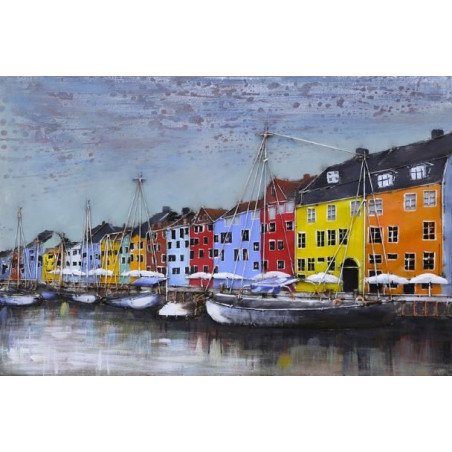 3D Metal and Wood Wall Picture - Buy Furniture Online | Modern Furniture USA & Gulf