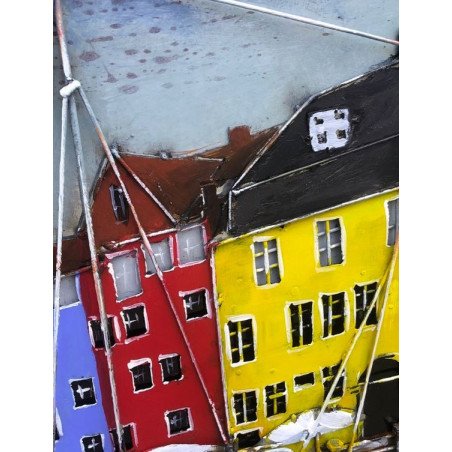 3D Metal and Wood Wall Picture - Buy Furniture Online | Modern Furniture USA & Gulf