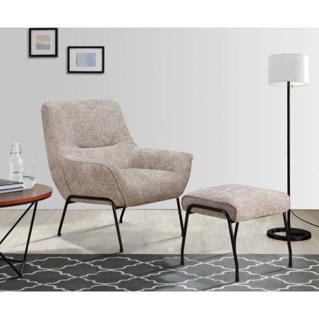 Lindo Armchair & Stool - Buy Furniture Online | Modern Furniture USA & Gulf
