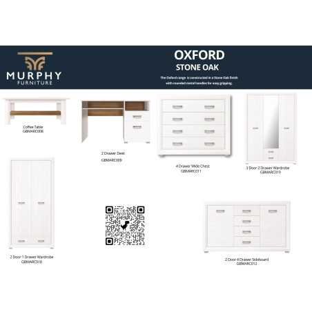 Oxford 1 Door 1 Drawer Desk - Buy Office Desk Online | Modern Furniture USA & Gulf