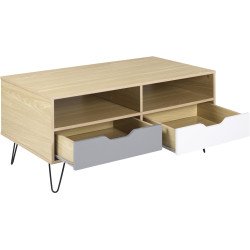 Bergen 2 Drawer Coffee Table - Buy Coffee Table Online | Modern Furniture USA & Gulf 2