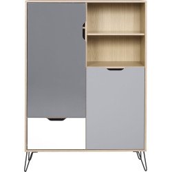 Bergen Tall Sideboard/Wine Rack - Buy Furniture Online | Modern Furniture USA & Gulf