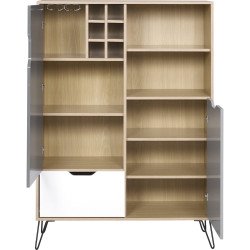 Bergen Tall Sideboard/Wine Rack - Buy Furniture Online | Modern Furniture USA & Gulf 2