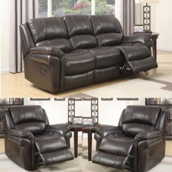 Farnham 3+1+1 Manual Recliner Sofa Set - Buy Furniture Online | Modern Furniture USA & Gulf