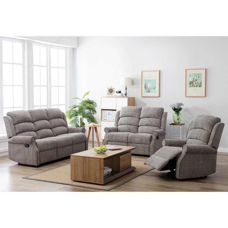 Drancy 3 Seater Manual Recliner Sofa - Buy Furniture Online | Modern Furniture USA & Gulf
