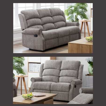 Drancy 3+2 Manual Recliner Sofa Set - Buy Furniture Online | Modern Furniture USA & Gulf