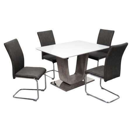 Castello 120cm Fixed Dining Table - Buy Furniture Online | Modern Furniture USA & Gulf