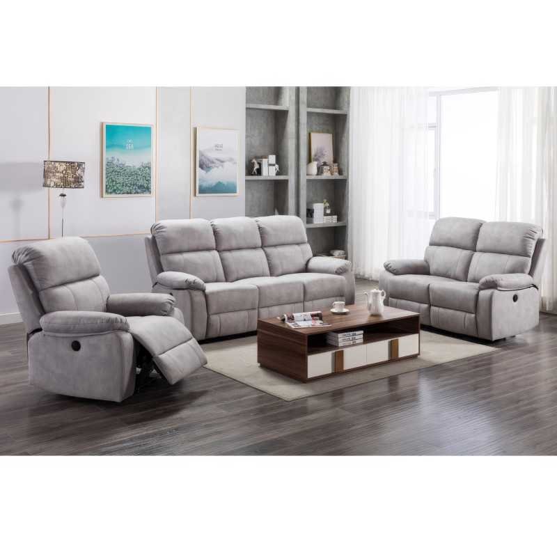 Stretford Electric Reclining 3 Seater Sofa - Buy Furniture Online | Modern Furniture USA & Gulf