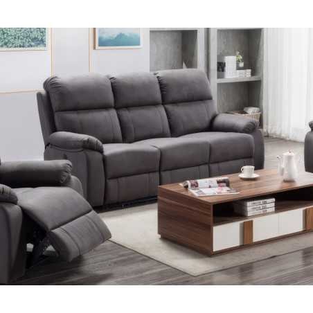 Stretford Electric Reclining 3 Seater Sofa - Buy Furniture Online | Modern Furniture USA & Gulf
