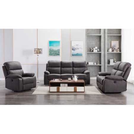 Stretford Electric Reclining 3 Seater Sofa - Buy Furniture Online | Modern Furniture USA & Gulf
