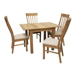 Kilmore 80cm Extending Dining Set - Buy Furniture Online | Modern Furniture USA & Gulf