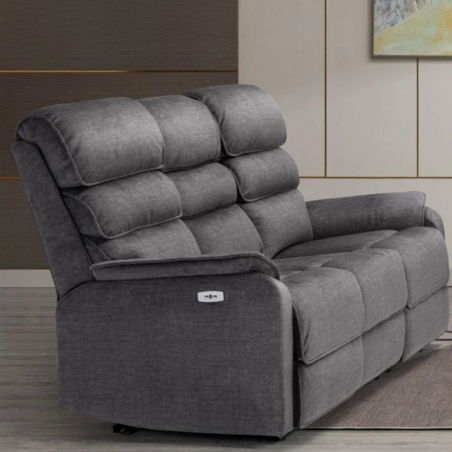 Savoy Electric 3 Seater Recliner Sofa - Buy Furniture Online | Modern Furniture USA & Gulf