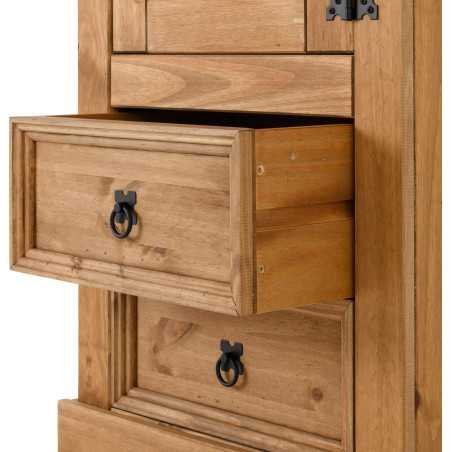 Corona 1 Door 2 Drawer Glass Display Unit - Buy Furniture Online | Modern Furniture USA & Gulf