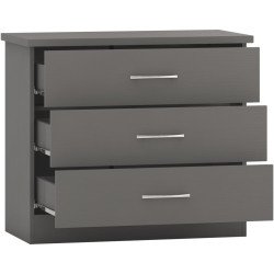 Nevada 3 Drawer Chest - Buy Chest of Drawers Online | Modern Furniture USA & Gulf 2