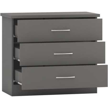 Nevada 3 Drawer Chest - Buy Chest of Drawers Online | Modern Furniture USA & Gulf