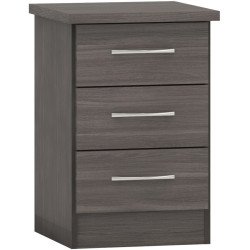 Nevada 3 Drawer Bedside Cabinet - Buy Storage Cabinet Online | Modern Furniture USA & Gulf