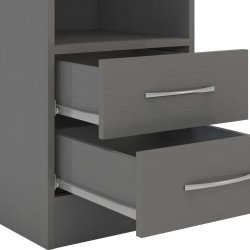 Nevada 2 Drawer Bedside Cabinet - Buy Storage Cabinet Online | Modern Furniture USA & Gulf 2