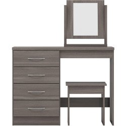 Nevada 4 Drawer Dressing Table Set - Buy Furniture Online | Modern Furniture USA & Gulf