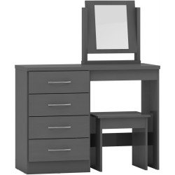 Nevada 4 Drawer Dressing Table Set - Buy Furniture Online | Modern Furniture USA & Gulf