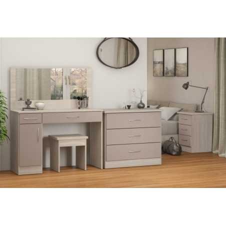Nevada Vanity/Dressing Table Set - Buy Furniture Online | Modern Furniture USA & Gulf