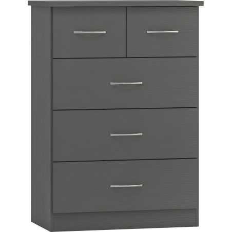 Nevada 4 Door 2 Drawer Wardrobe Bedroom Set - Buy Wardrobe Online | Modern Furniture USA & Gulf
