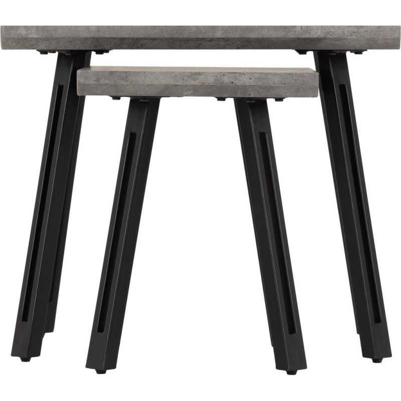 Quebec Wave Edge Nest of Tables - Buy Furniture Online | Modern Furniture USA & Gulf