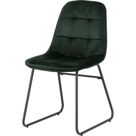 Quebec Straight Edge Table with Lukas Chairs Dining Set - Buy Furniture Online | Modern Furniture USA & Gulf