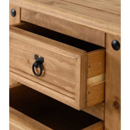 Corona 3 Drawer Bedside - Buy Furniture Online | Modern Furniture USA & Gulf