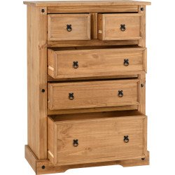 Corona 3+2 Drawer Chest - Buy Chest of Drawers Online | Modern Furniture USA & Gulf 2