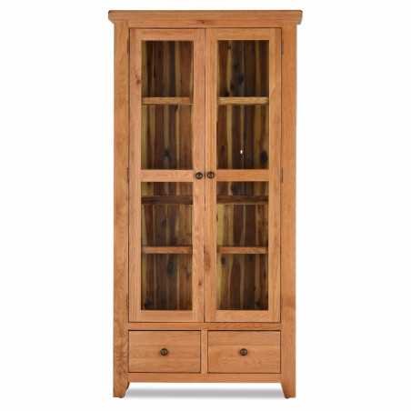 Lancaster Double Display Cabinet - Buy Storage Cabinet Online | Modern Furniture USA & Gulf