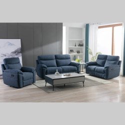 Florence 3+1+1 Manual Recliner Sofa Suite - Buy Furniture Online | Modern Furniture USA & Gulf