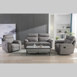 Florence 3+1+1 Manual Recliner Sofa Suite - Buy Furniture Online | Modern Furniture USA & Gulf 2