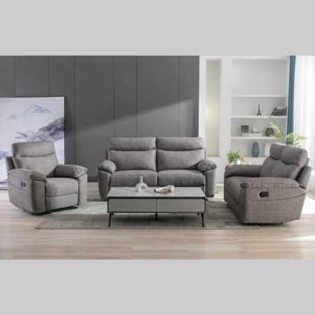 Florence 3+1+1 Manual Recliner Sofa Suite - Buy Furniture Online | Modern Furniture USA & Gulf
