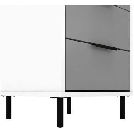 Madrid 3 Drawer Bedside - Buy Furniture Online | Modern Furniture USA & Gulf