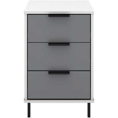 Madrid 3 Drawer Bedside - Buy Furniture Online | Modern Furniture USA & Gulf