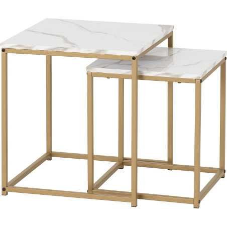 Dallas Nest of 2 Tables - Buy Furniture Online | Modern Furniture USA & Gulf