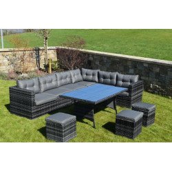 10 Piece Rattan Garden Furniture Set - Buy Furniture Online | Modern Furniture USA & Gulf 2