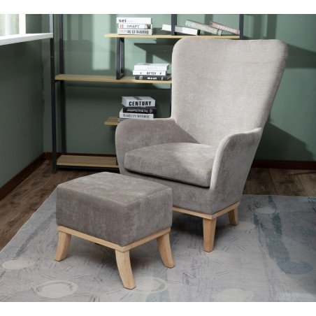 1986 Chair & Footstool Set - Buy Furniture Online | Modern Furniture USA & Gulf