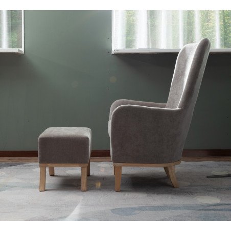 1986 Chair & Footstool Set - Buy Furniture Online | Modern Furniture USA & Gulf