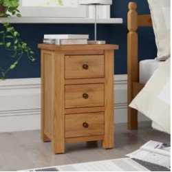 Siena 3 Drawer Bedside Locker - Buy Furniture Online | Modern Furniture USA & Gulf