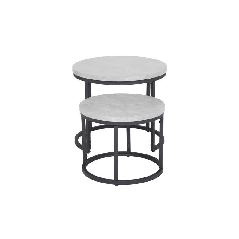 Munich Round Nest of Tables - Buy Furniture Online | Modern Furniture USA & Gulf