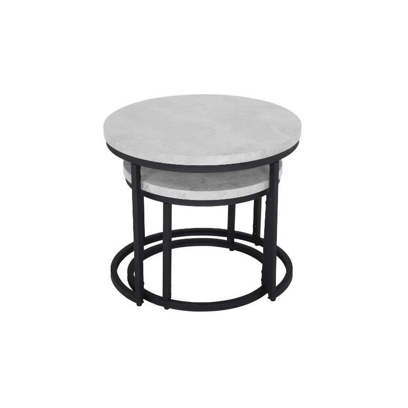 Munich Round Nest of Tables - Buy Furniture Online | Modern Furniture USA & Gulf
